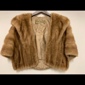 Vintage Shirt hair MINK coat.